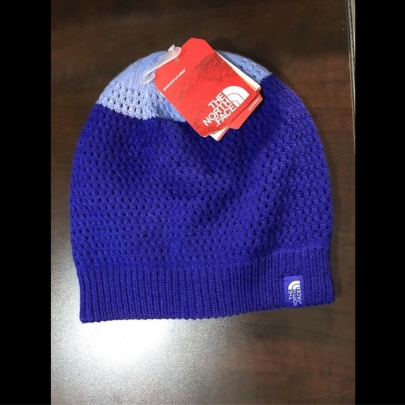 NWT North Face 'Shinsky' Reversible Beanie (Youth) Lapis Blue [SZ Medium ] #C326 - Picture 2 of 8